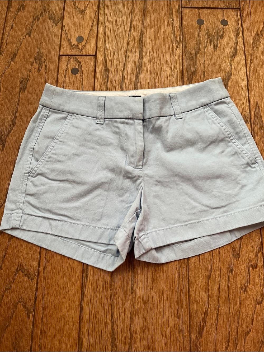 J. Crew Light Blue Cotton Chino Bermuda Shorts